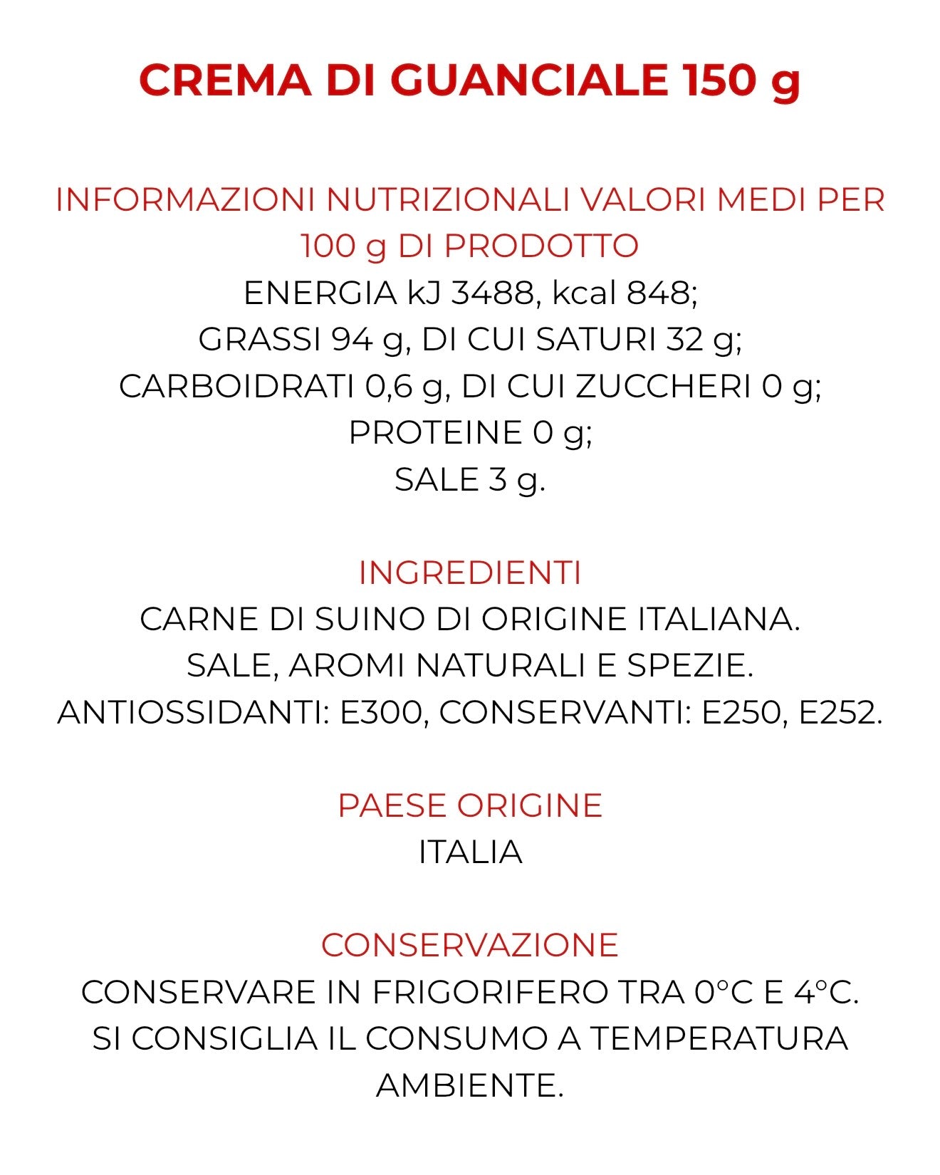 Guancialì - Crema di Guanciale 150 g
