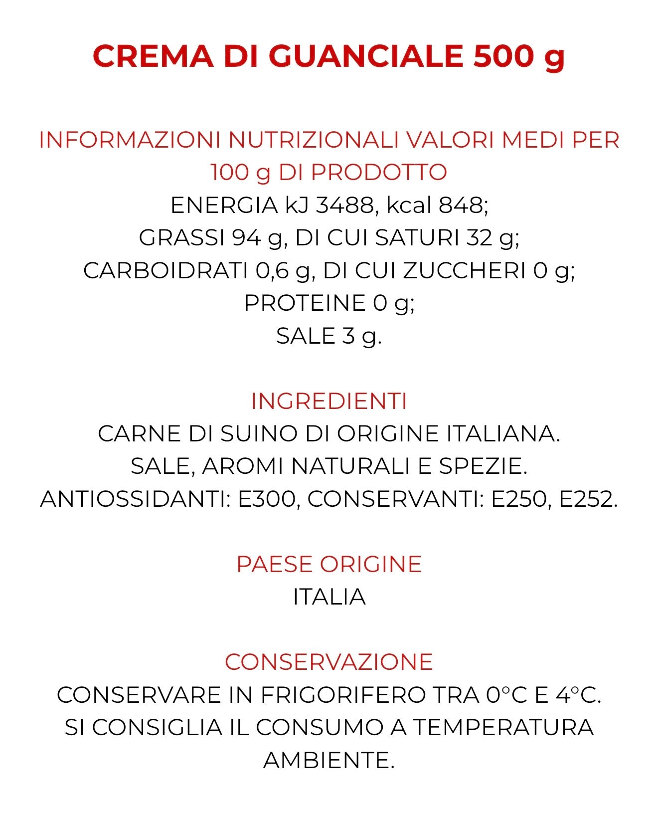 Guancialì - Crema di Guanciale 500 g
