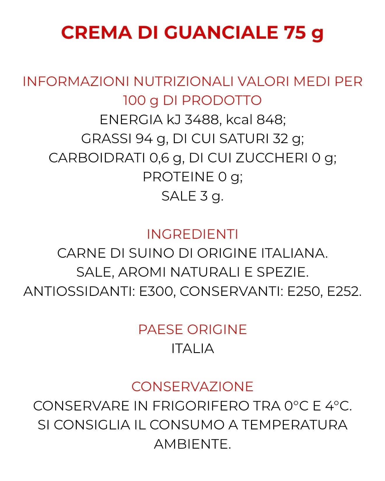 Guancialì - Crema di Guanciale 75 g